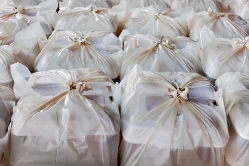 Various types of business waste for removal